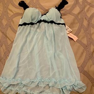 Babydoll nightie with g-string set. Brand new!